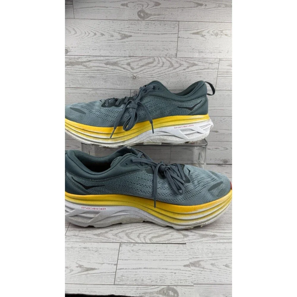 Hoka One One Bondi 8 1123202-GBMS Blue 13D Mens Sneakers Mesh Running Shoes #195